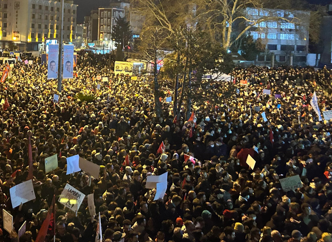 Rally in Istanbul.