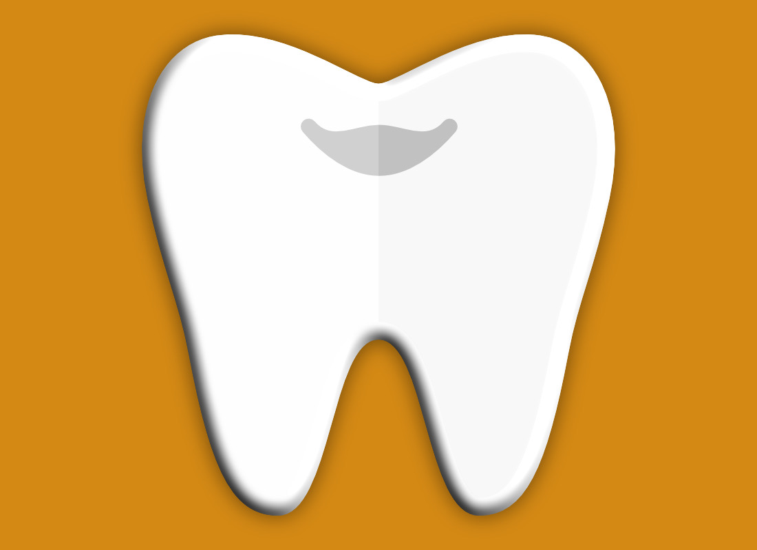 Painting of a tooth.