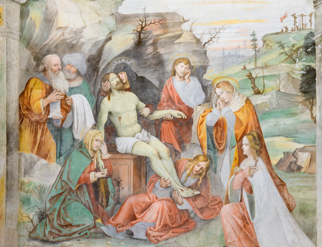 The Deposition of Christ as interpreted by Paolo Caylina the Younger.