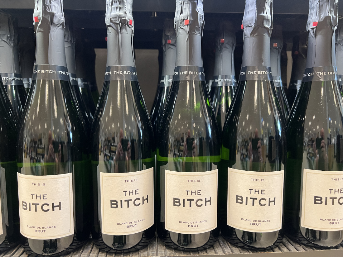 Photo of wine bottles.